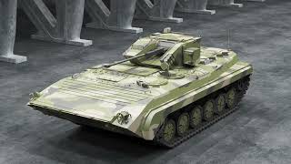 Modernization of tank weapon systems - 3d animation (3ds Max, V-Ray)