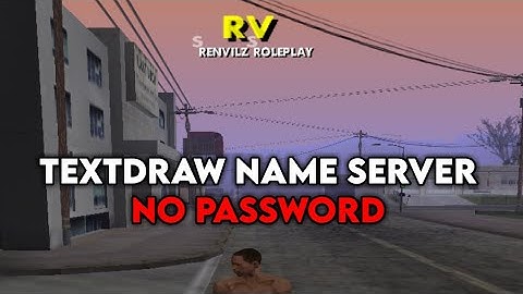 TEXTDRAW NAME SERVER || TD NAME SERVER SIMPLE TERBARU NO PASARAN || GTA SAMP INDONESIA