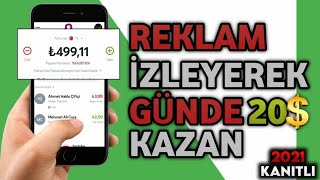 Reklam Izle Ve Para Kazan 100 % Gerçek Çalışıyor 1 Dakikaya 1 Lar Link Açıklamada 