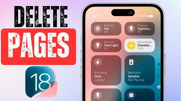 How To Delete Page On Control Center on Iphone [iOS 18]