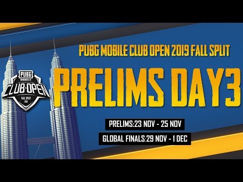 [Portuguese] PMCO Global Prelims Day 3 | Fall Split | PUBG MOBILE CLUB OPEN 2019