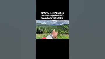 Siêu phẩm nghỉ dưỡng 1000m2 vườn cây ăn trái tại Tp Bảo Lộc #viewsanmay #batdongsan