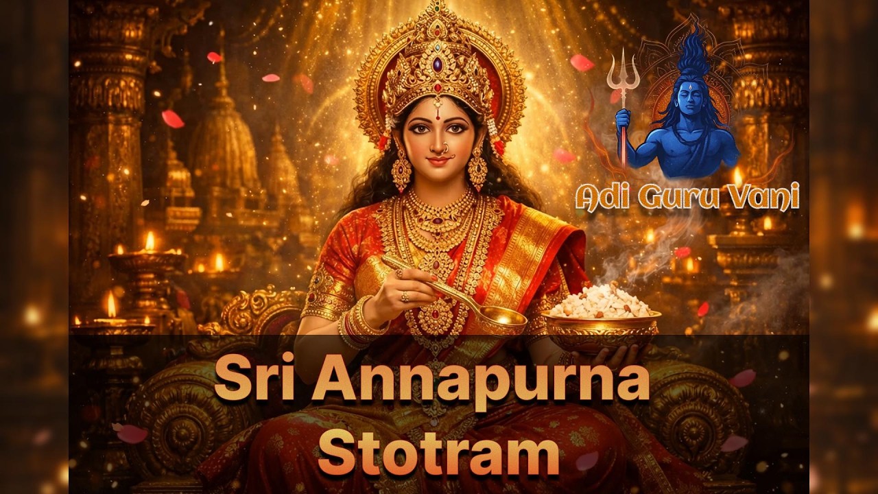 Sri Annapurna Ashtakam | Sacred Devi Mantra | Peace & Prosperity