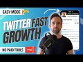 Twitter marketing 2024 how to grow on twitter fast no paid tools