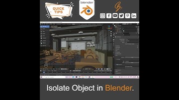 HOW TO ISOLATE OBJECT IN BLENDER #Shorts