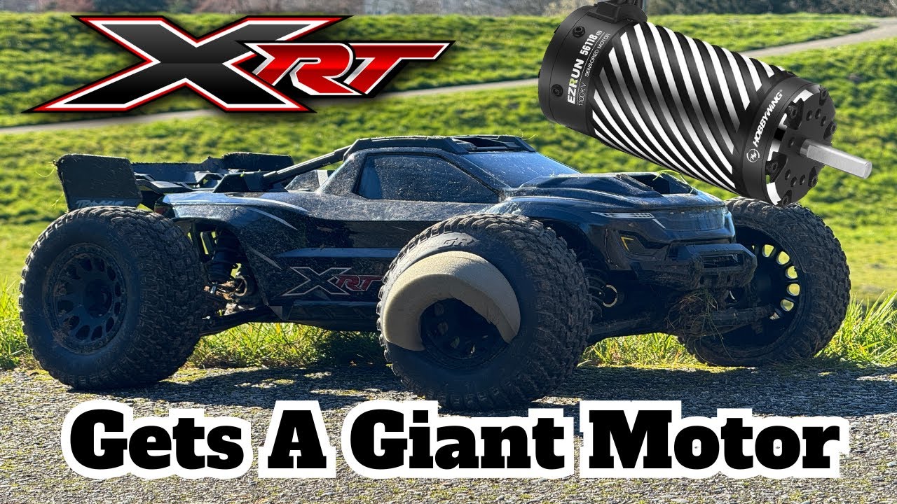 Giant Motor XRT Blows A Tire | Max5 1100kv G2 Install - YouTube