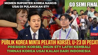 PENGAKUAN JUJUR PRESIDEN KOREA USAI STY BERHASIL BAWA INDONESIA DI SEMI FINAL PIALA ASIA U-23