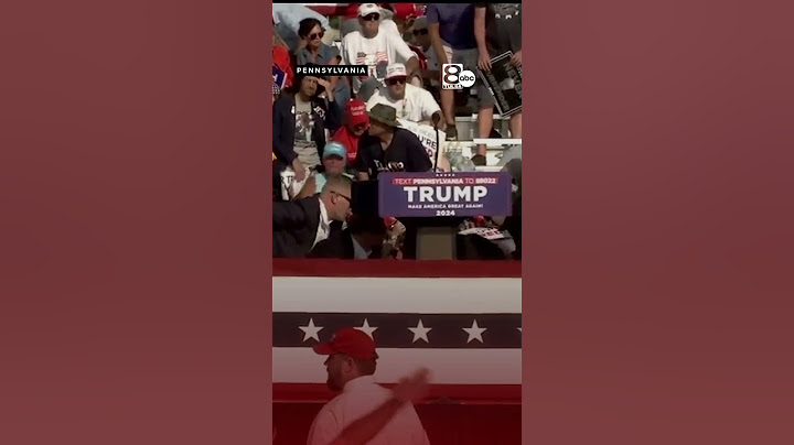 Shots fired at Trump Rally