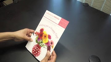 "Perf n Pop" Dimensional Greeting Card by American Slide-Chart/Perrygraf