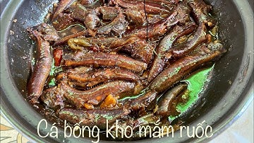 Cách làm cá bống kho mắm ruốc