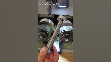 FEDA thread rolling machine makes high-precision thread rolling dies.#engineering #auto #factory