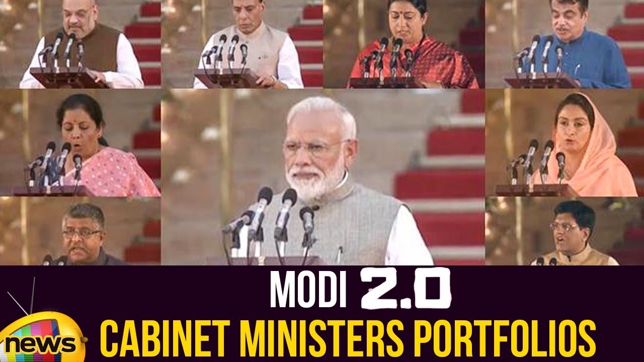Narendra Modi Cabinet 2.0 Full List Of Ministers & Portfolios 2019 ...