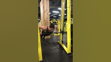 Smith Machine Push up Dropset