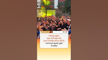Hàng ngàn bạn trẻ tập hát cho Lễ Diễu binh 30/4, “concert quốc gia” là đây!