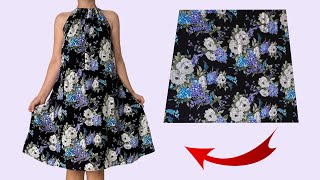 Bu Elbise O Kadar Rahat Ve Pratik Ki, Hemen Giymek İsteyeceksiniz Sadece 1 Metre Kumaşla Yaptım