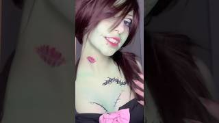 just realized i never posted the little tutorial for my scene zombie makeup #makeup #cosplay #shorts