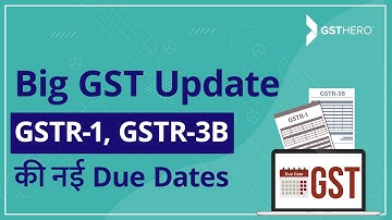 BIG GST UPDATE|GSTR-3B & GSTR-1 NEW DUE DATES| CORONA VIRUS UPDATE