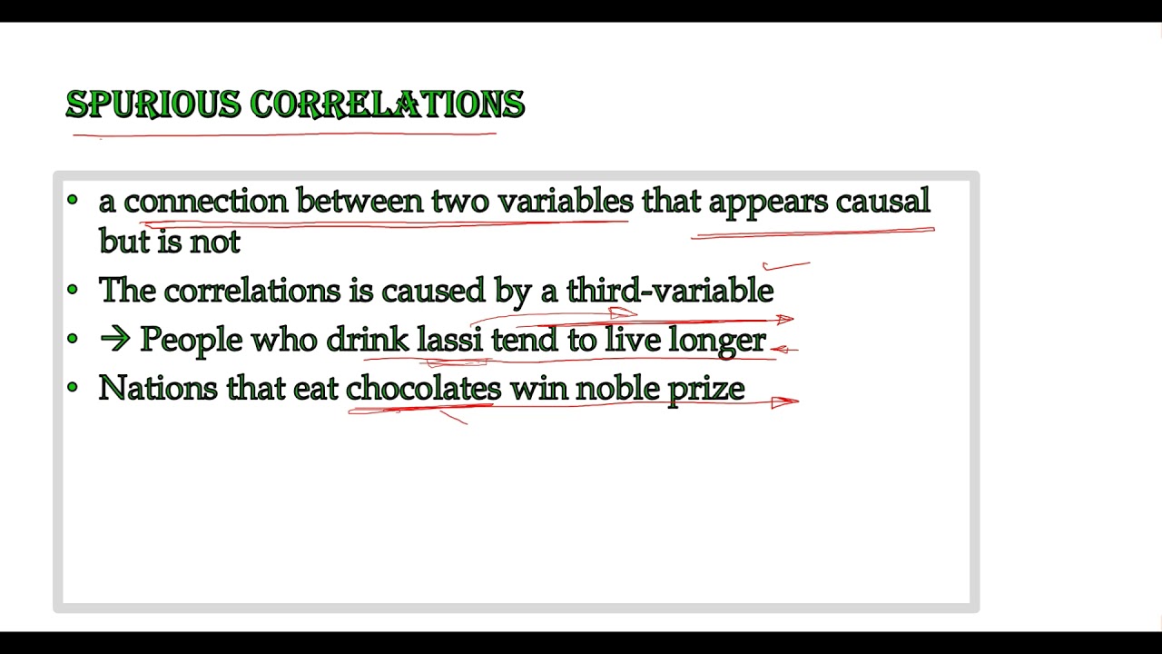 8. Spurious correlation