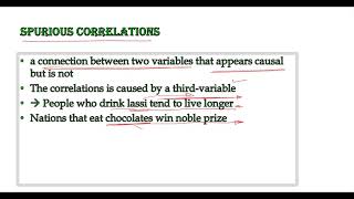 8.  Spurious correlation