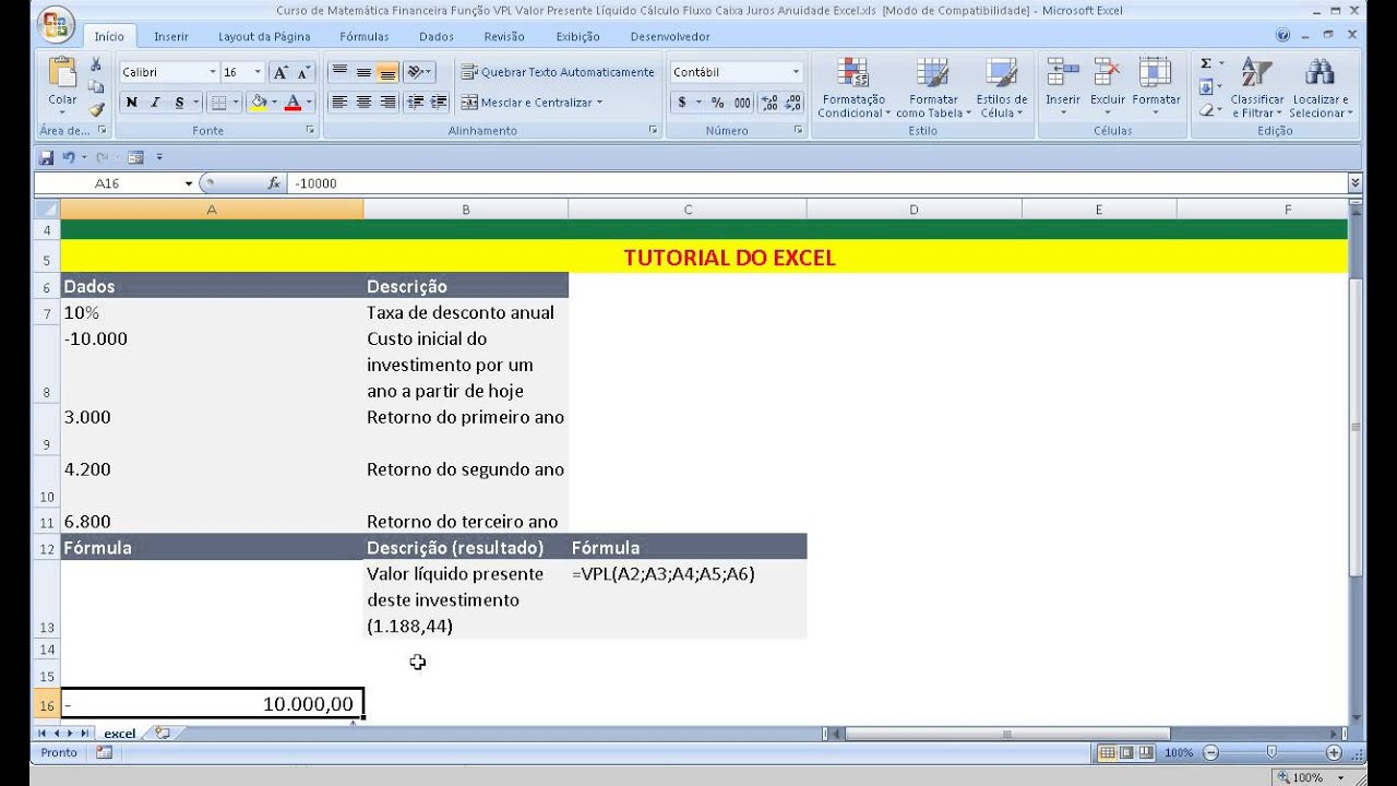 como-calcular-o-vpl-valor-presente-l-quido-no-excel-matem-tica