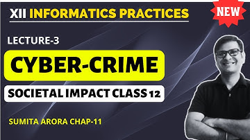 Cyber Crime - Societal Impact for Class 12 IP | Hacking, Phishing, Cyber Bullying | IT-ACT 2000