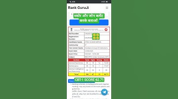 Ntpc Cbt-1 Score Card // RRB NTPC UG Score Card #ntpc #motivation