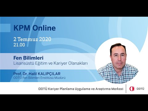 KPM Online - ODTÜ Fen Bilimleri Enstitüsü (02.07.2020)