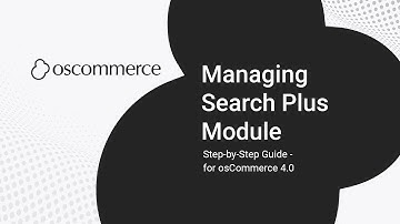osCommerce Search Plus Module – Optimize Search & Track Statistics