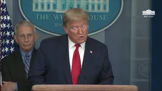 Press Conference: Donald Trump Joins the Daily Coronavirus Pandemic Briefing - March 24, 2020