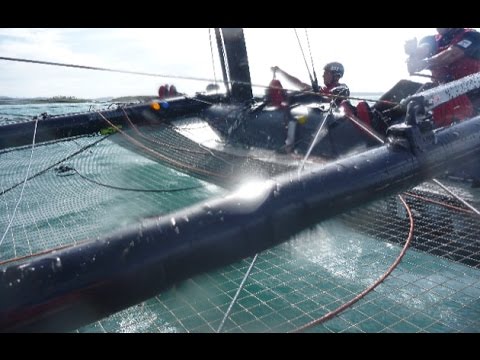 ACWS Bermuda - Practice day 1 aboard America's Cup AC45f