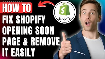 FIX Shopify Opening Soon Page & How to Remove Opening Soon on Shopify & Launch Store 2025 Easily