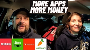 Our Return To Instacart | Doordash, Uber Eats, Instacart Multi-App Ride-Along