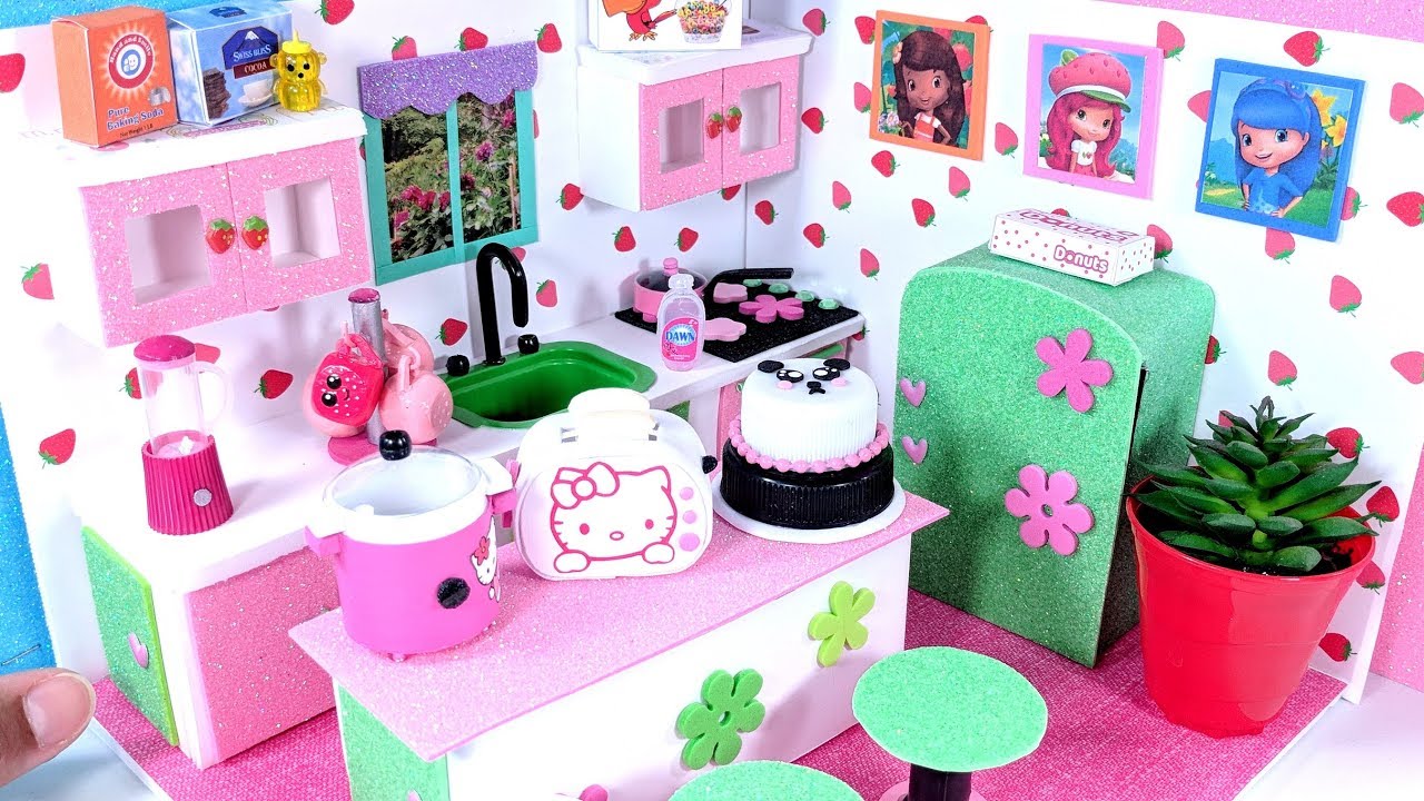 DIY Miniature Dollhouse Kitchen