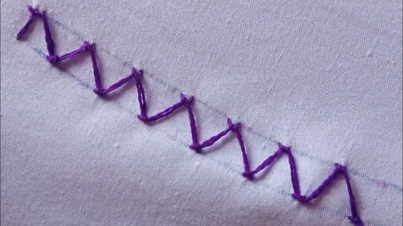 Coral Zig Zag Stitch Hand Embroidery Stitches Embroidery Tutorial For