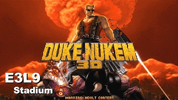 Duke Nukem 3D: Atomic Edition - E3L9: Stadium (100%) [DOSBox]
