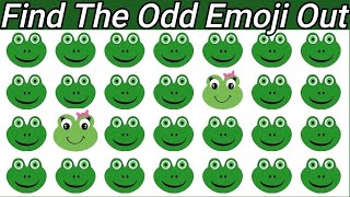 Find The Odd Emoji Out | Emoji Quiz