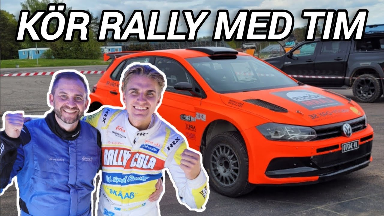 KÖR WRC2 VW POLO med TIM LILJEGREN