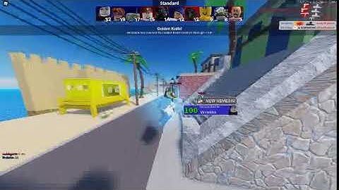 Hacker in Arsenal Roblox Using Flying Hacks