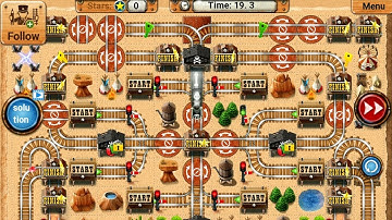 Train Line Maze | Train Game | Android Gameplay #0003021