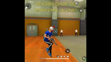 SENSIBILIDADE DO MARECHAL ALONE!  #shorts #freefire #sensibilidade