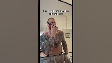 How I look with beard vs without beard