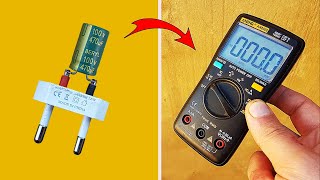 add the capacitor to your multimeter and get an amazing feature electrical tips and tricks