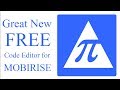 FREE Code Editor for Mobirise