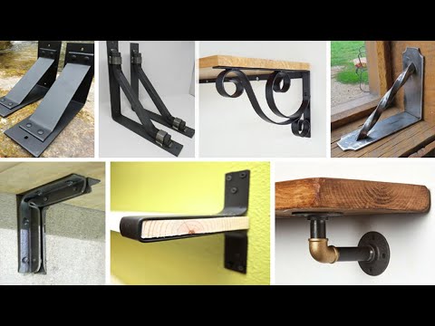 90 DIY Shelf Brackets – How To Build A Shelf Bracket - Metal shelves