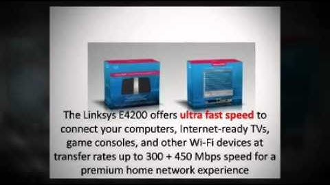 Cisco-Linksys E4200 Maximum Performance Router 