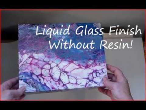 456) TRIART LIQUID GLASS Pouring Medium PRODUCT TEST Fluid Acrylic