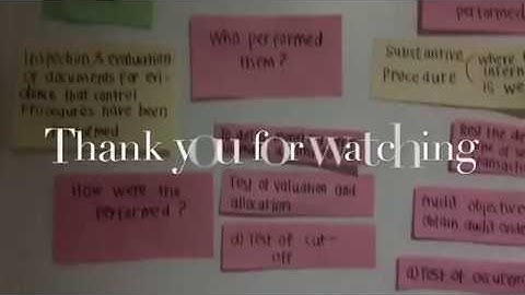 AUD 339 UITM SARAWAK AC1105C AUDIT PLANNING AND FIELDWORK (audit sampling, procedures and evidence)