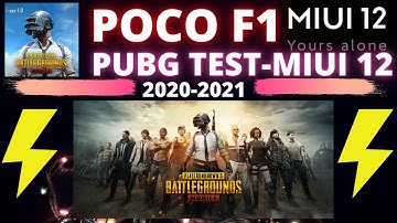 ✔️POCO F1 PUBG TEST With MIUI 12🔥 Gameplay 🔥Battery Drain🔥Lag Fix🔥Graphics 🔥PUBG With MIUI 12