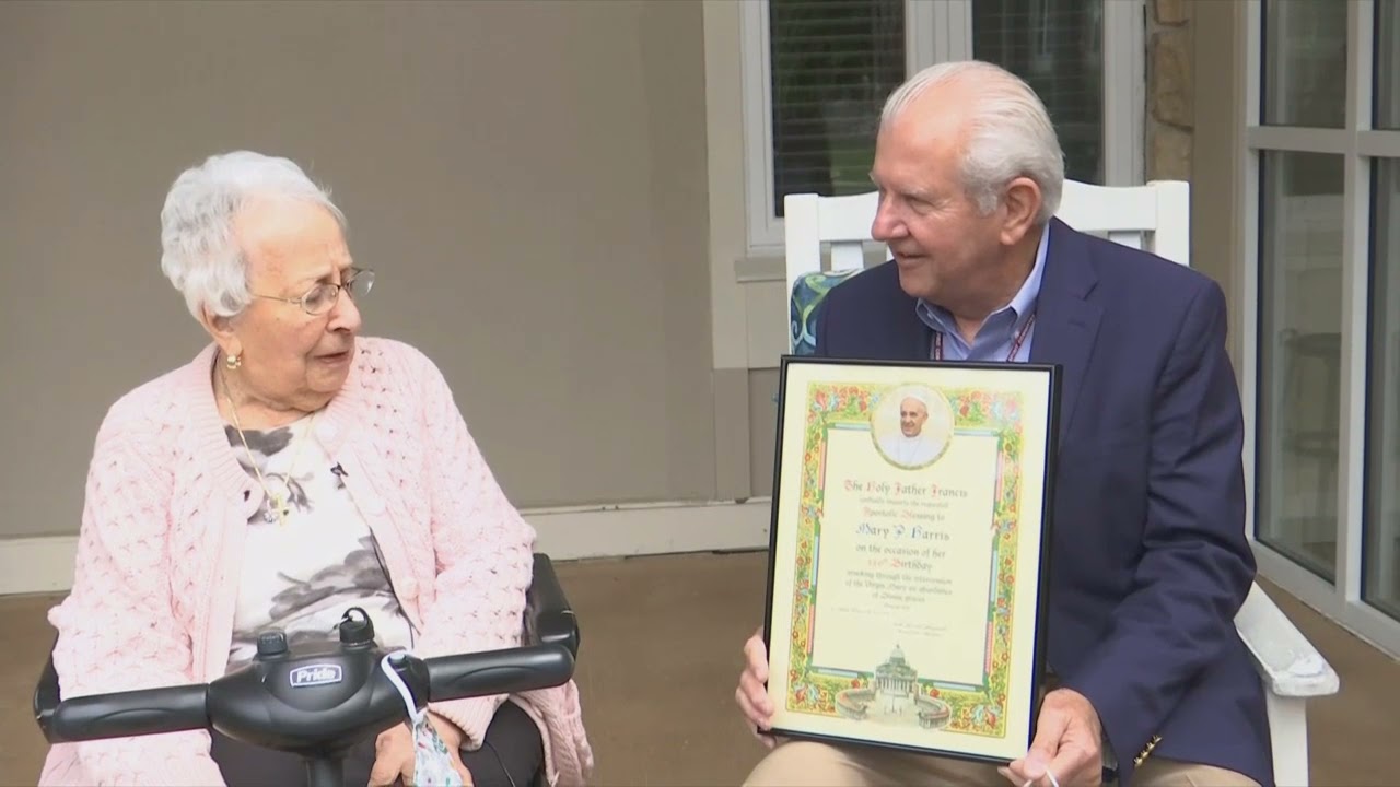 Signal Mountain woman gets signed letter from the Pope on 110th birthday