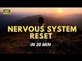 Vagus Nerve Relax Meditation | These 20 Min Somatic Techniques FINALLY Calm Your Mind  [4K]